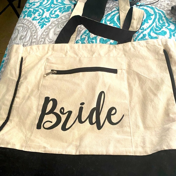 Canvas Bridal Tote. - Picture 1 of 1